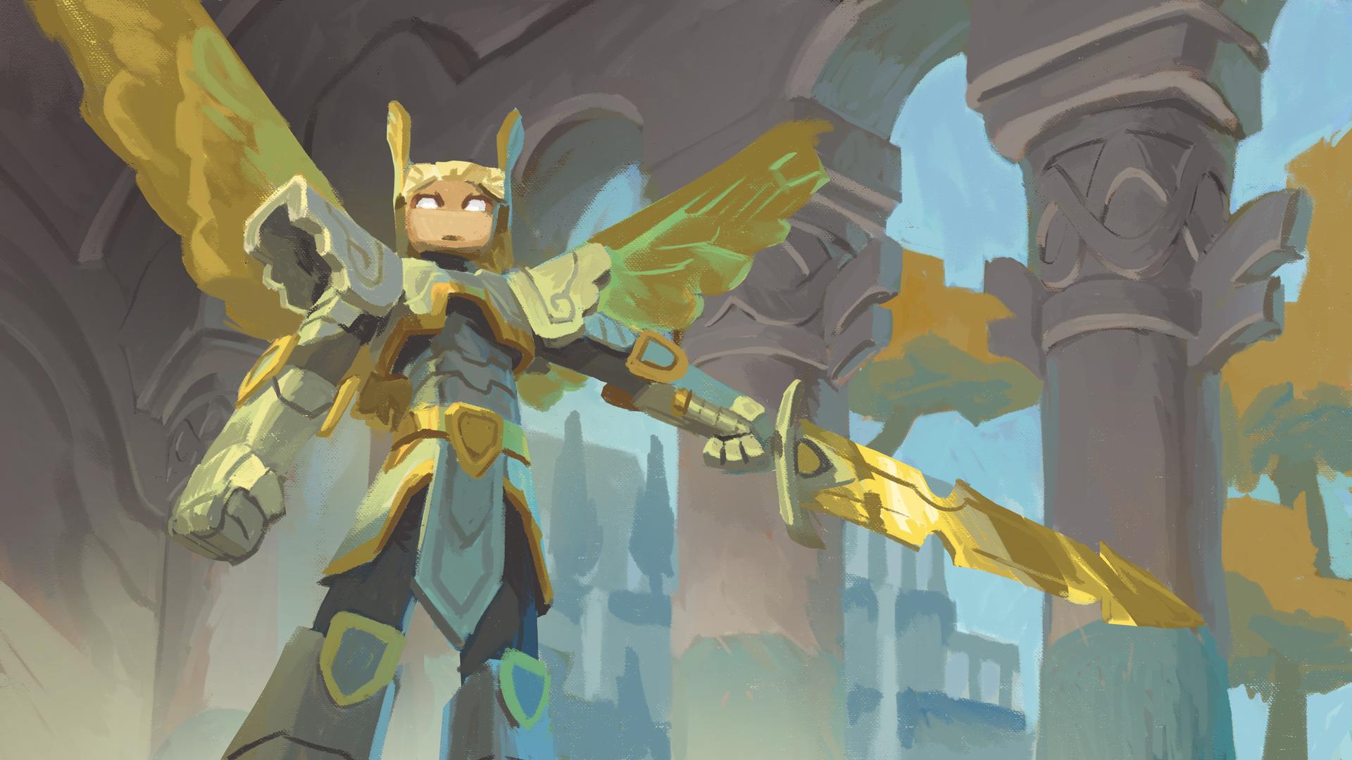 Aether Legends Valkyrie Illustration
