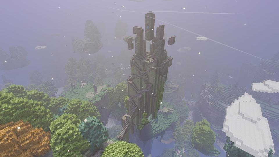 Ancient Shrine Monument in the Lush Forest