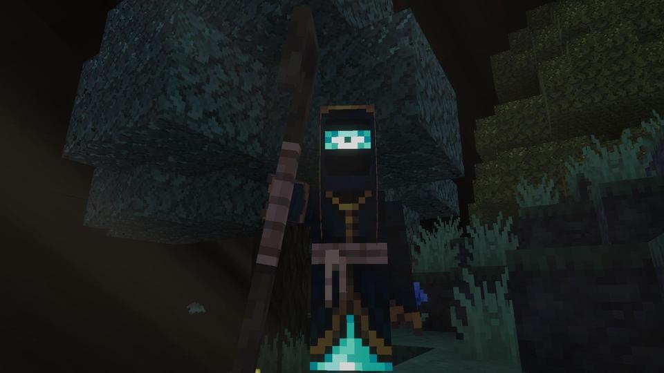 The Watcher attacking the Player