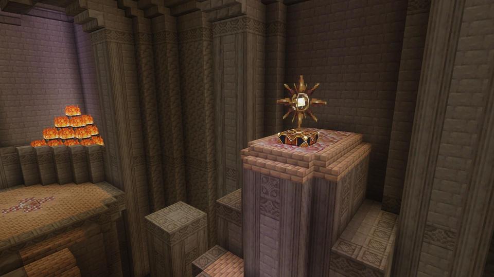 Sun Crystal in the boss room