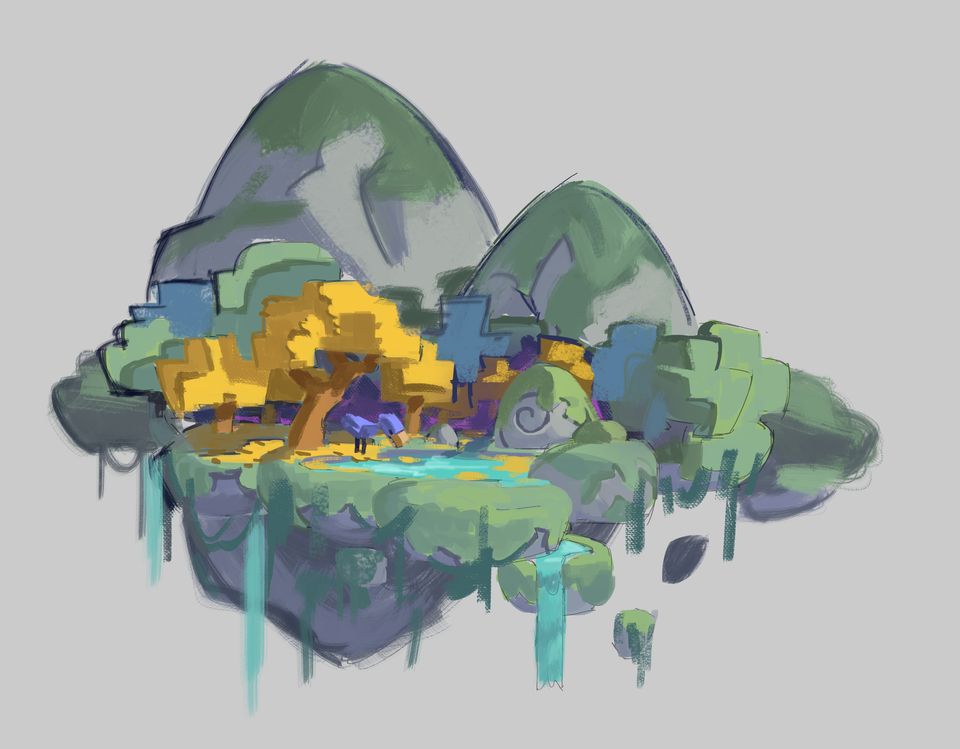 Lush Forest Concept Art