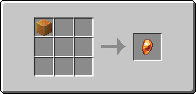 The crafting recipe of Placeholder