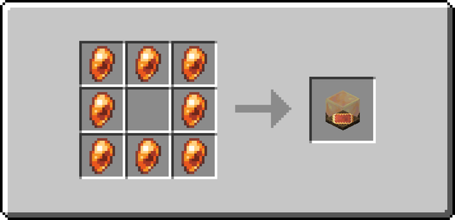 The crafting recipe for Placeholder