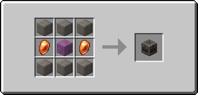 The crafting recipe for Placeholder