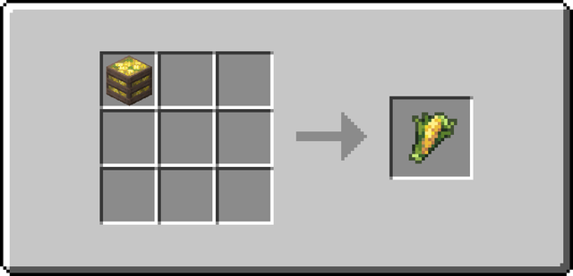 The crafting recipe of Placeholder
