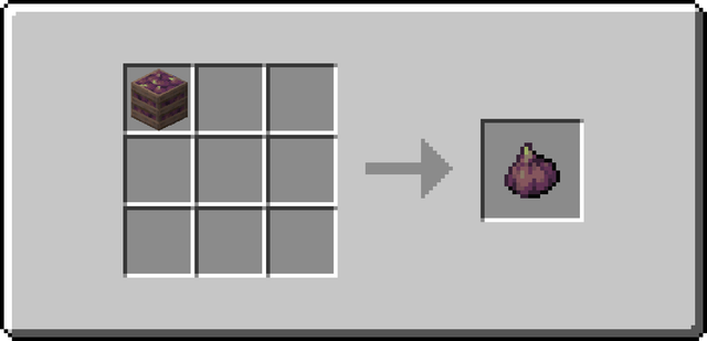 The crafting recipe for Placeholder