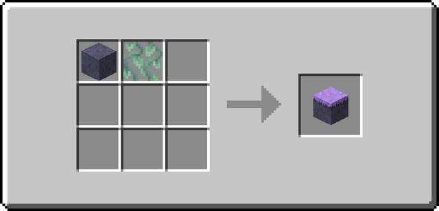 The crafting recipe for Placeholder