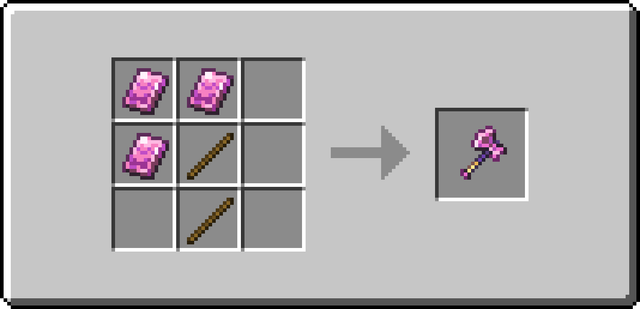 The crafting recipe of Placeholder
