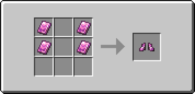 The crafting recipe of Placeholder