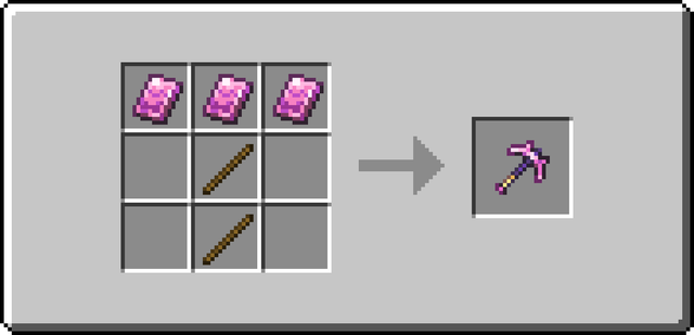 The crafting recipe of Placeholder