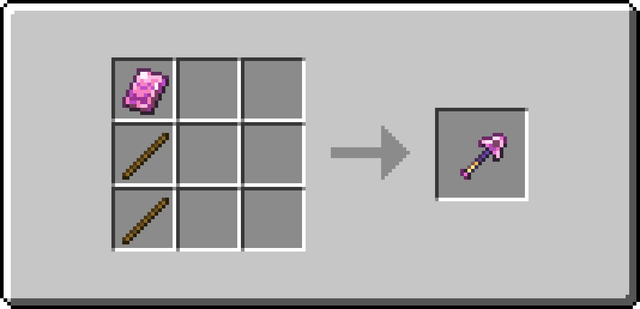 The crafting recipe of Placeholder