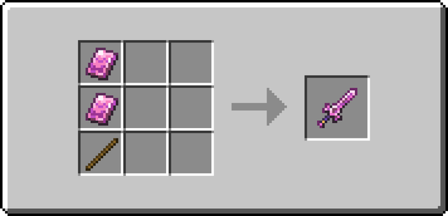 The crafting recipe of Placeholder