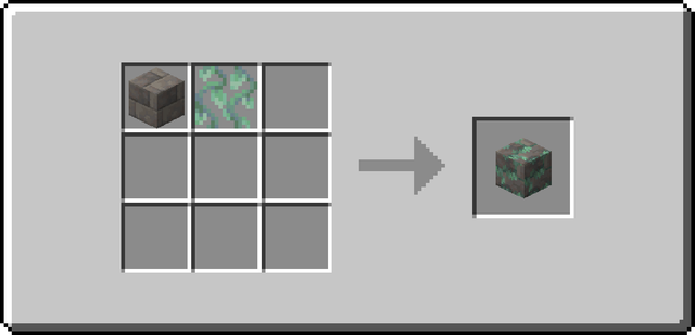 The crafting recipe for Placeholder