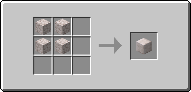The crafting recipe for Placeholder