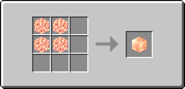 The crafting recipe for Placeholder