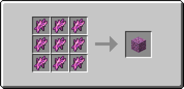 The crafting recipe for Placeholder