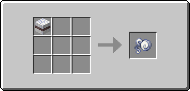 The crafting recipe of Placeholder